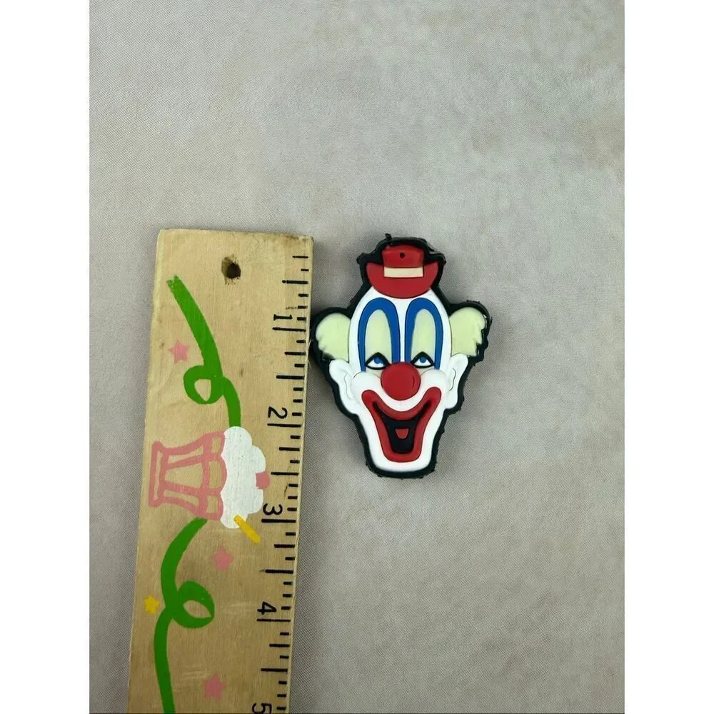 Vintage Clown Magnet Puffy Power Glow in the Dark 90s Y2K NOS
